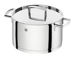 Zwilling Passion Cam Kapaklı Paslanmaz Çelik 20 cm Derin Tencere