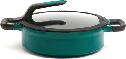 Berghoff Gem 8500950 Cam Kapaklı Döküm 26 cm Basık Tencere