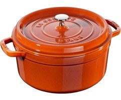 Staub La Cocotte Döküm 28 cm Derin Tencere Kahverengi