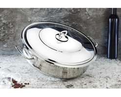 Hascevher Gastro Çelik 24 cm Karnıyarık Tencere