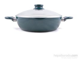 Contesse Ecotouch Torino Cam Kapaklı Granit 28 cm Karnıyarık Tencere