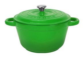 Lava New Heritage Demir Döküm 24 cm Derin Tencere Yeşil
