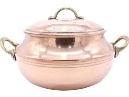 Copperdone El Dövmesi Dövme Bakır 24 cm Derin Tencere