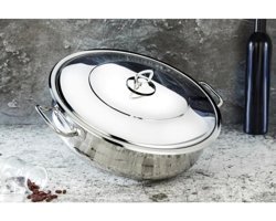 Arian Gastro Paslanmaz Çelik 40 cm Basık Tencere