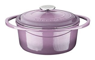 Lava Heritage Demir Döküm 24 cm Derin Tencere Mor