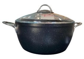 Özlife Sina Cam Kapaklı Granit 24 cm Karnıyarık Tencere