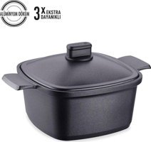 Korkmaz Casterra A2582 Granit 24 cm Derin Tencere