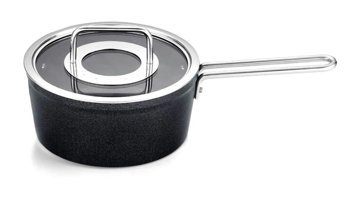 Fissler Adamant Cam Kapaklı Granit 18 cm Derin Sos Tencere