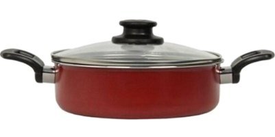 Mehtap Cam Kapaklı Teflon 20 cm Karnıyarık Tencere
