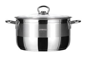 Amboss Saphire SAP 4295 Cam Kapaklı Paslanmaz Çelik 18 cm Derin Tencere