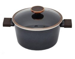 Neoflam Nobless D-NEON240D İndüksiyon Cam Kapaklı Döküm 24 cm Derin Tencere