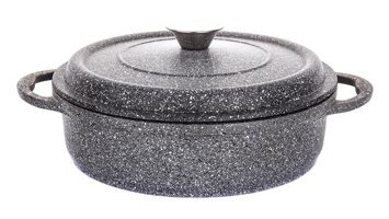 Aryıldız TT Cast Alu Granitium Granit 28 cm Basık Tencere