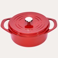Pot Art Döküm 28 cm Derin Tencere Kırmızı