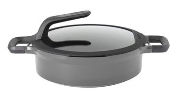 Berghoff Gem 8501029 Cam Kapaklı Döküm 26 cm Basık Tencere