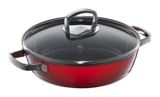 Wmf Fusiontec 3201113013 Cam Kapaklı Çelik 28 cm Basık Tencere