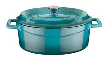 Lava Trendy Döküm 21 cm Basık Tencere Turkuaz