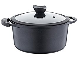 Olika Palladium PD2204 Cam Kapaklı Alüminyum 24 cm Derin Tencere