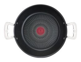 Tefal G25571 Cam Kapaklı Titanyum 26 cm Basık Tencere