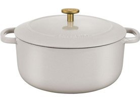 Ballarini Bellamonte Döküm 24 cm Derin Tencere Bej