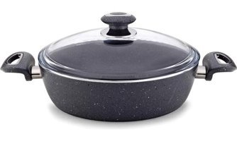 Öncü Cam Kapaklı Granit 26 cm Karnıyarık Tencere