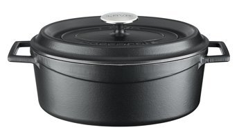 Lava Edition Döküm 23 cm Derin Tencere Siyah