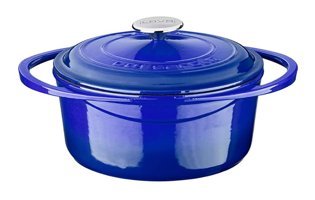 Lava Heritage Döküm 24 cm Derin Tencere Mavi