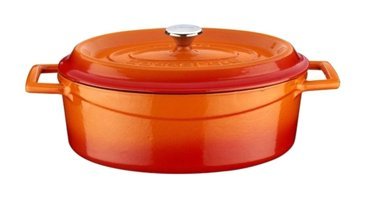 Lava Trendy Döküm 21 cm Derin Tencere Turuncu