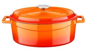Lava Edition Döküm 23 cm Derin Tencere Turuncu