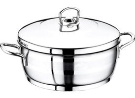 Safinox Flavia 3210 Paslanmaz Çelik 32 cm Derin Tencere