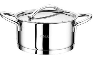 Oms Collection 2036 Paslanmaz Çelik 22 cm Derin Tencere