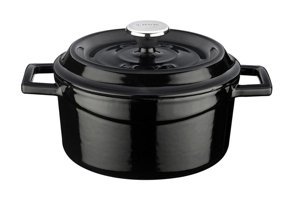 Lava Trendy Döküm 14 cm Derin Tencere Siyah