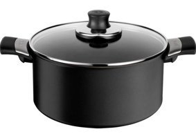 Tefal C6214672 Cam Kapaklı Titanyum 24 cm Derin Tencere