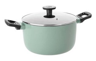 Berghoff Leo Sage 3950331 Cam Kapaklı Alüminyum 24 cm Derin Tencere