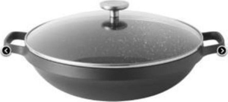 Berghoff Gem Cam Kapaklı Döküm 32 cm Basık Tencere
