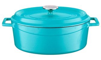 Lava Spring Demir Döküm 23 cm Derin Tencere Turkuaz