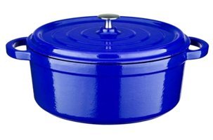 Leggno FLM4881DT24BL Flame Demir Döküm 24 cm Derin Tencere