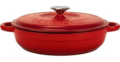 Lava New Heritage Döküm 28 cm Basık Tencere Altın
