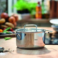 Fissler Bonn Cam Kapaklı Çelik 20 cm Derin Tencere