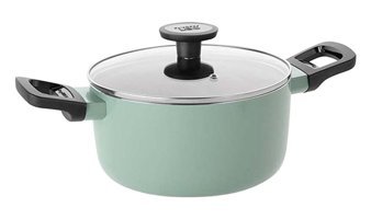 Berghoff Leo Sage 3950330 Cam Kapaklı Alüminyum 20 cm Derin Tencere