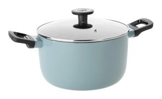 Berghoff Leo Slate Cam Kapaklı Alüminyum 24 cm Derin Tencere