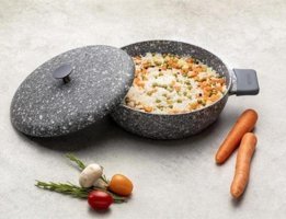 Emsan Perge Döküm 26 cm Basık Tencere
