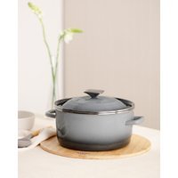 Madame Coco La Garde Döküm 24 cm Derin Tencere Gri