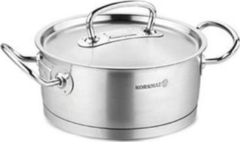 Korkmaz Proline Satin A1168 Paslanmaz Çelik 16 cm Derin Tencere