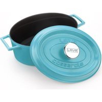 Lava Trendy Demir Döküm 27 cm Derin Tencere Turkuaz