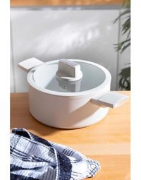 Acar Ultimate Pro BFT-05936 Cam Kapaklı Alüminyum Döküm 22 cm Derin Tencere