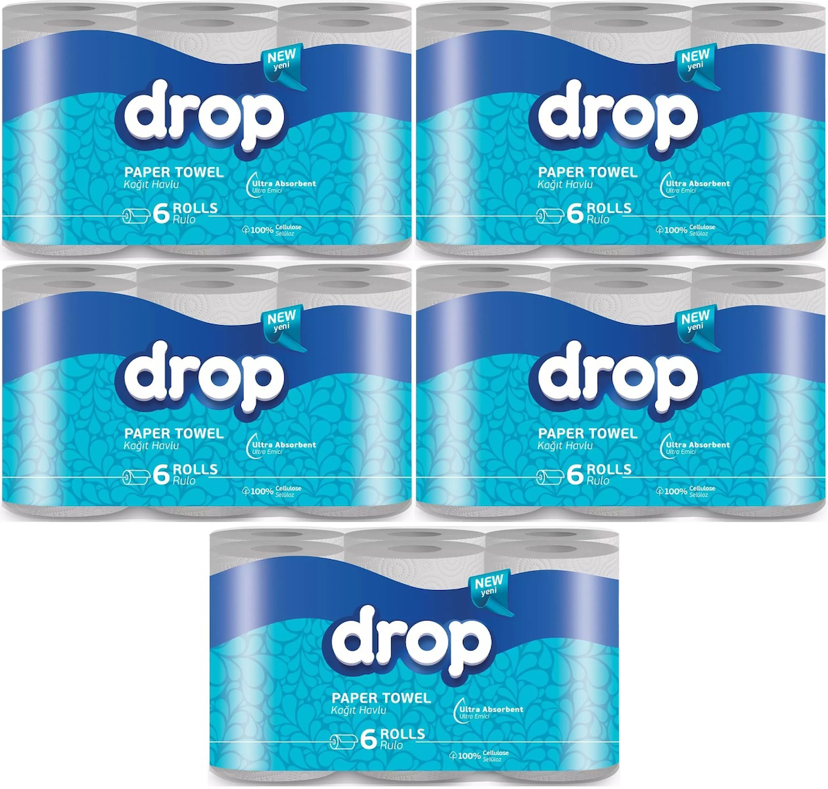 Drop 2 Katlı 30'lu Rulo Kağıt Havlu