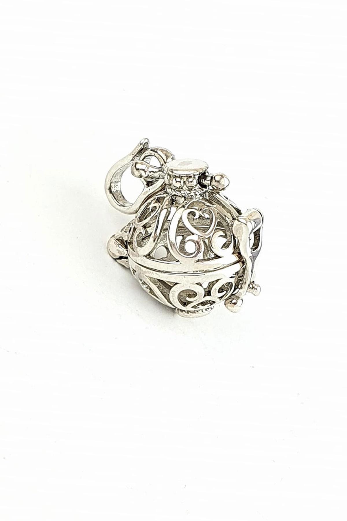 Oseshop Kapaklı 925 Ayar Kararmayan Forse Zincir Kadın Gümüş Kolye