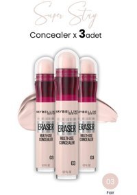 Maybelline Multi Use 03 Fair Nemlendiricili Göz Altı ve Yüz Likit Silgi Kapatıcı