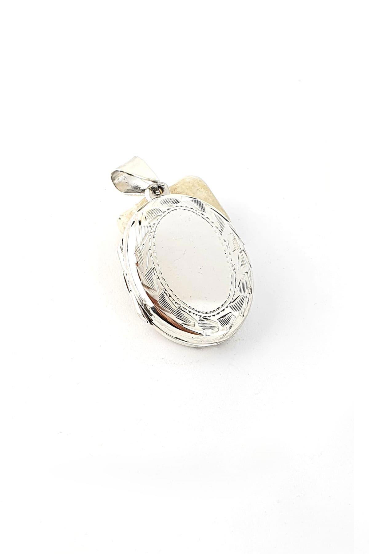 Oseshop Oval 925 Ayar Kararmayan Forse Zincir Kadın Gümüş Kolye