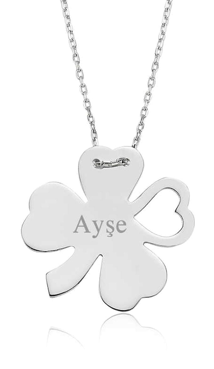 Lucky Life Yoncalı 925 Ayar Kararmayan Forse Zincir Kadın Gümüş Kolye 45 cm